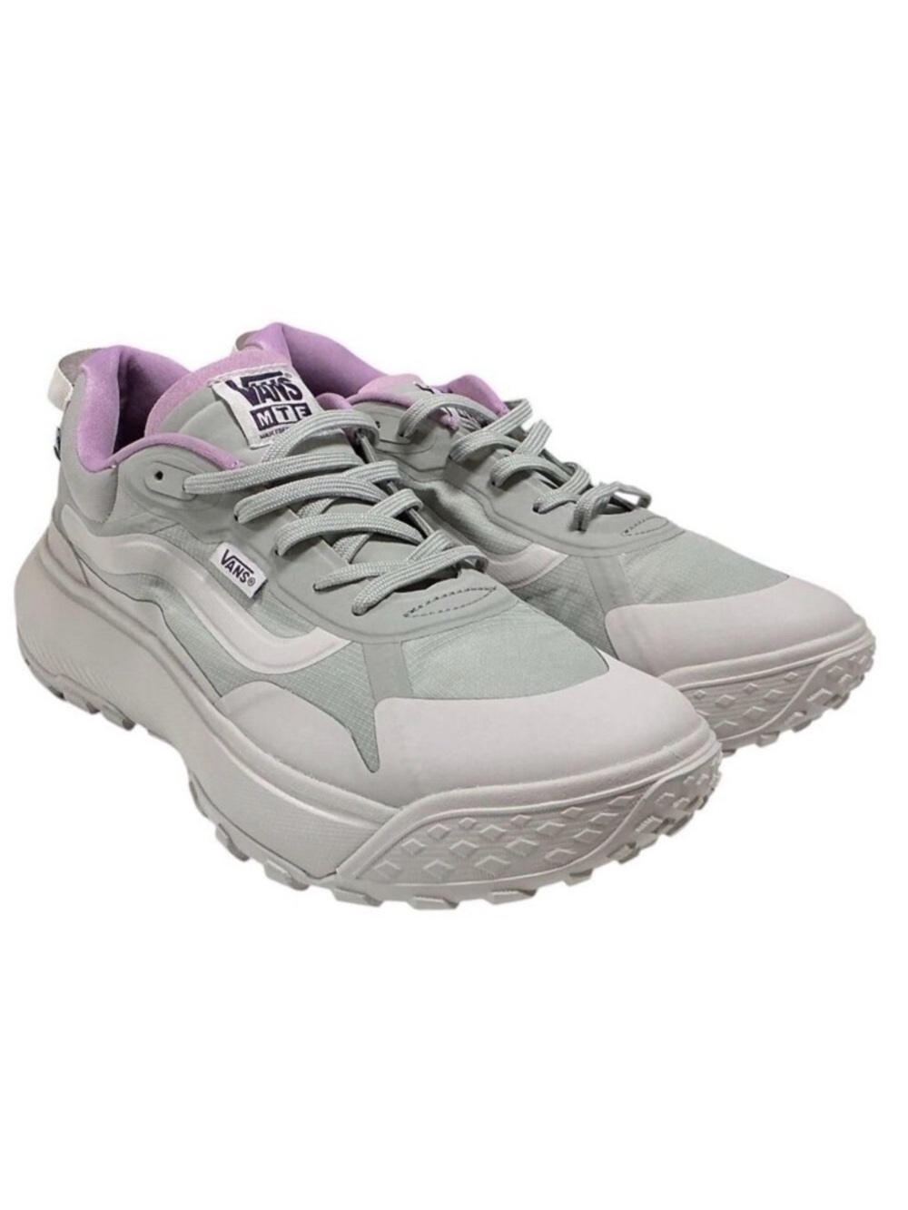 VANS MTE Crosspath Shoes Womens 10.5 Mens 9 Gray Purple All Terrain Hiking NEW
